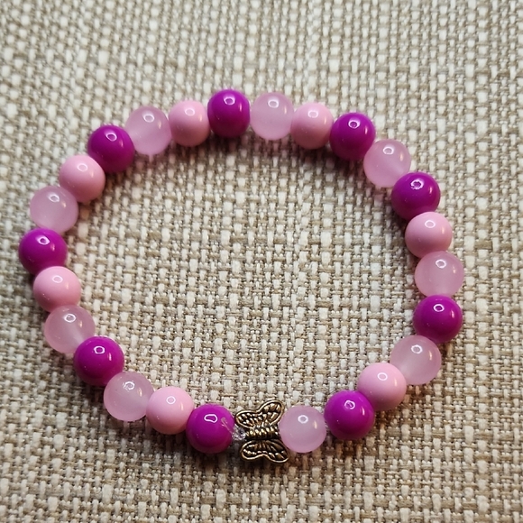 Pinks Beaded Bracelet - Picture 1 of 3
